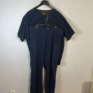 Carhartt Women Denim Minimalist Lagenlook Top and Pants Size 2X/XL